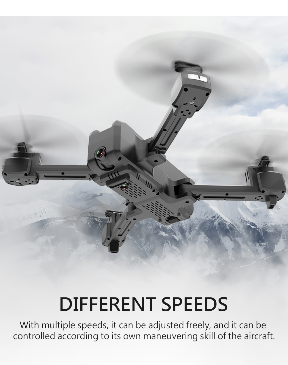 KF607 Quadcopter Optical Flow Pressure Altitude Hold WiFi Wide-angle Electric Adjustment Camera