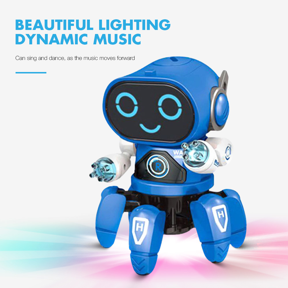 Squid Light Music Dancing Electric Robot