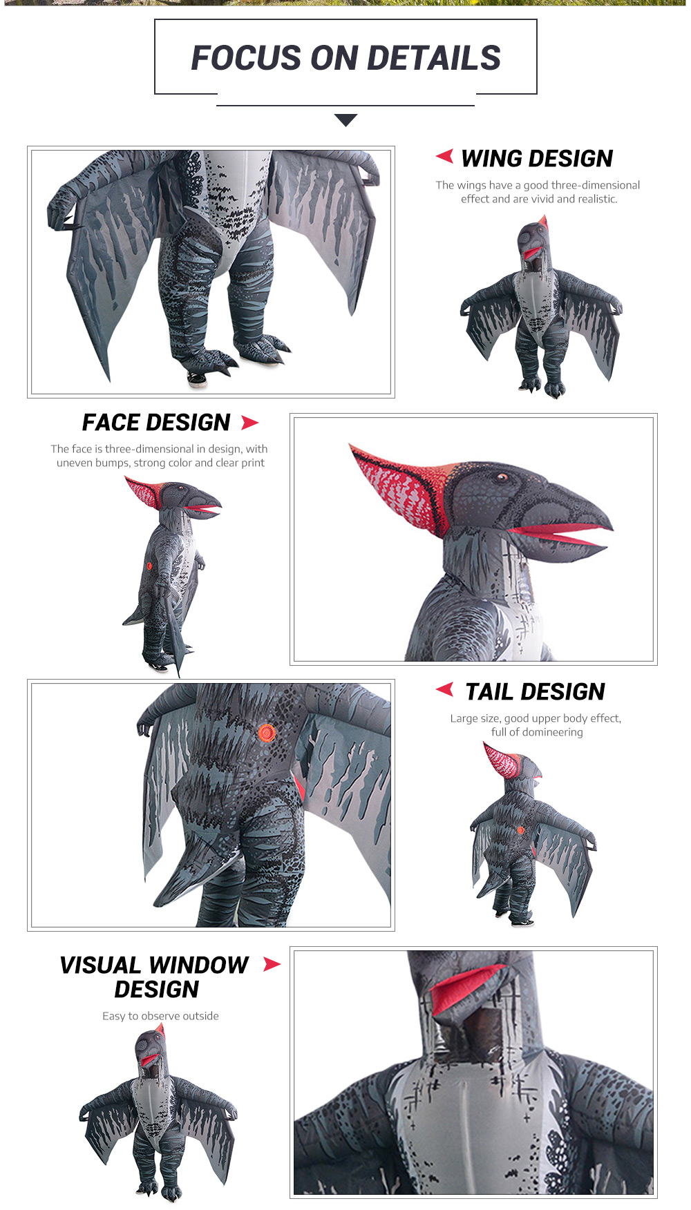 Pterosaur Inflatable Clothing