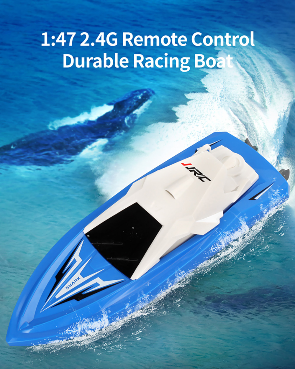 JJRC S5 1:47 2.4G Ultra-long Endurance Remote Control Racing Boat