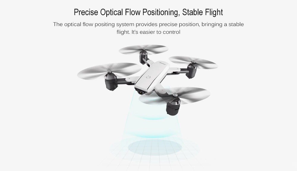 ZD5 Dual Camera 1080P Folding FPV RC Drone - RTF WiFi FPV Optical Flow Positioning One Key Return / Takeoff / Landing UAV