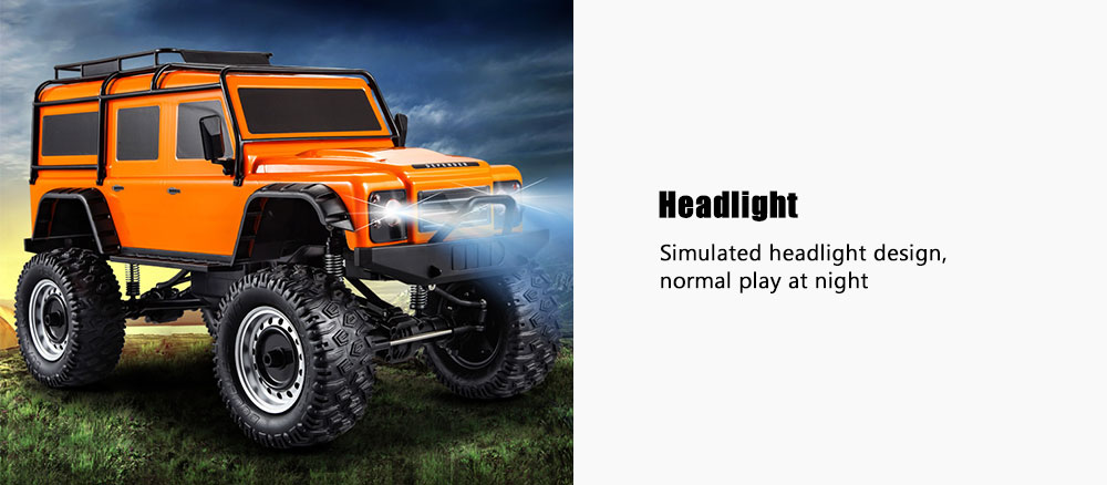 DOUBLEE E328 - 003 1:8 Off-road Truck RTF 2.4GHz 4WD / Independent Suspension / Night Light