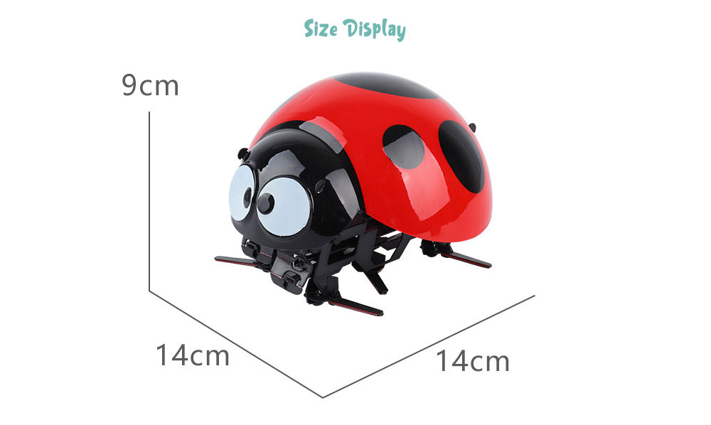 D02 2.4Hz Wireless Ladybug Touch Remote Control Toy for Kids