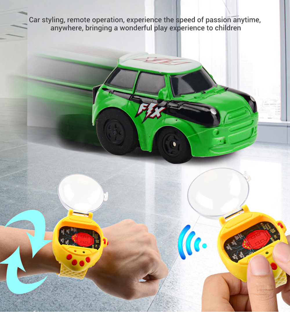 Mini 2.4G Gravity Induction Watch Remote Control Racing Car