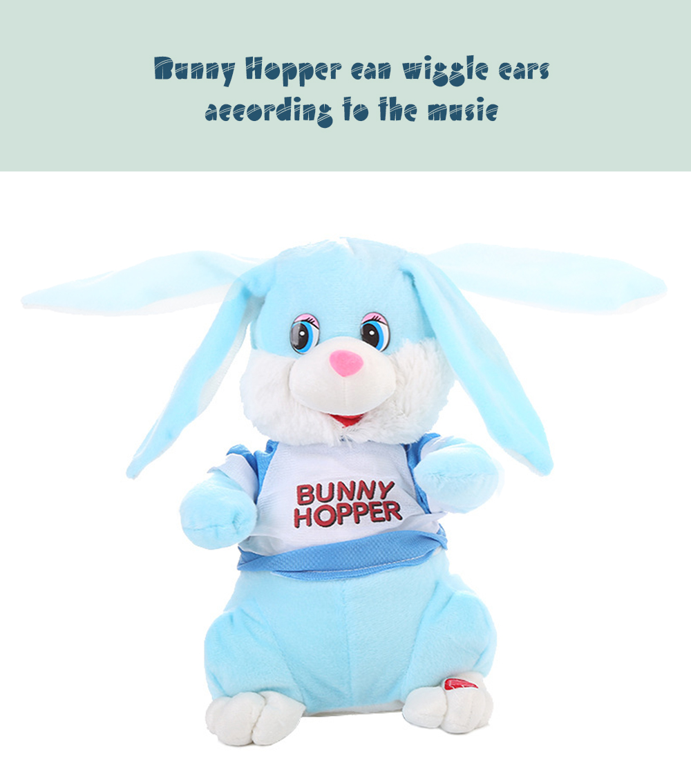 Electronic Music Bunny Plush Toy Kids Lullaby Animated Musical Dancing Rabbit Boy Girl Gift