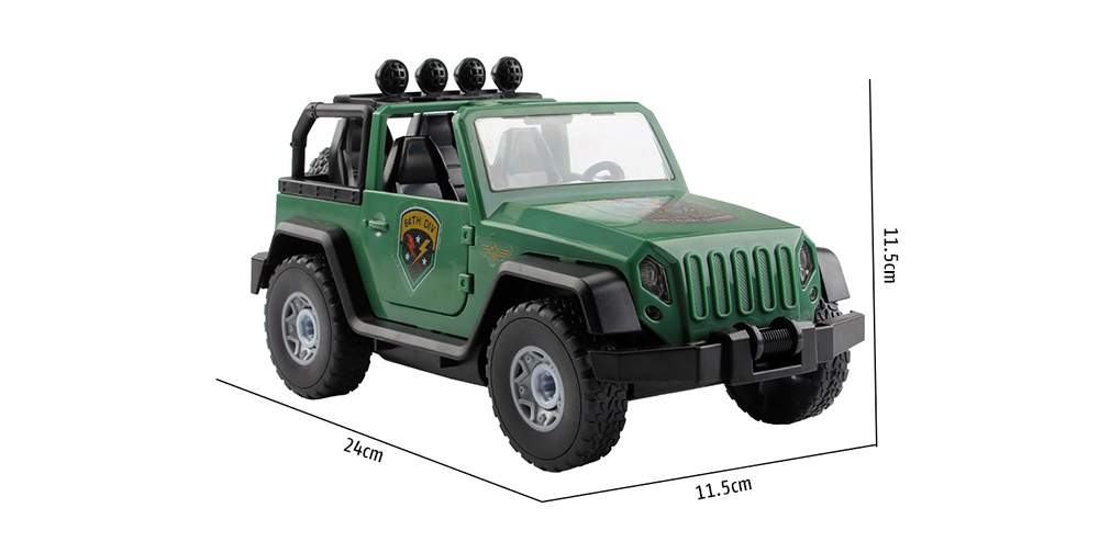 PD55 - 13 Electric Drill Police Car DIY Assembled Toy with Light Sound PD55 - 13 Electric Drill Police Car DIY Assembled Toy with Light Sound